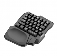 工厂批发单手机械键盘王座吃鸡游戏手游电脑发光键盘和平精英图案